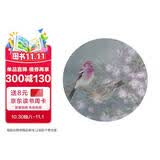 海棠朱雀图(原大版)-现代工笔小品技法临摹范本初级教程