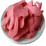 湖南特产乡里盐姜手工自制红姜片五味姜盐姜甜咸辣开味500克