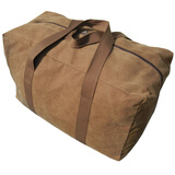 LNGA LANDGRE幼儿园棉被收纳袋加厚水洗无味帆布整理袋储物包行李打包搬家袋子 咖啡色 大号68*46*33