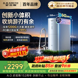 史密斯（A.O.SMITH）佳尼特净水器 蓝鲸2.0 家用净水器厨房专用台下用净水机直饮一体机 小体积CR2500BM1