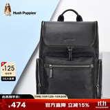 暇步士（Hush Puppies）双肩包男时尚背包14英寸电脑包出差旅行包办公多功能生日礼物