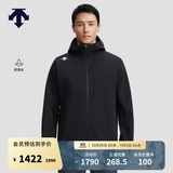 迪桑特（DESCENTE）TRAINING综训运动健身防泼水男士加绒梭织上衣 BK-黑色 2XL (185/104A)