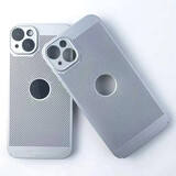 铭威达苹果14promax散热手机壳超薄iPhone14 pro/plus保护套超薄防摔气外壳 苹果14（选择正确型号下单）银色+钢化膜