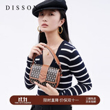 DISSONA迪桑娜女包经典复古老花单肩包斜挎包腋下包 礼物