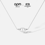 APM Monaco锁骨链猪鼻子项链毛衣链女款轻奢送女生生日礼物【双十一抢先购】