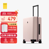 地平线8号（LEVEL8）行李箱男女密码学生登机箱20英寸旅行者经典PC万向轮拉杆箱冰川粉