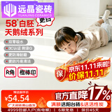 远晶800x800天鹅绒瓷砖58度超白胚客厅地砖卫生间厨房墙砖奶油风广东 58°超白胚-柔光天鹅绒-奶白 800x800
