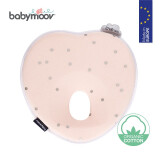 Babymoov法国婴儿定型枕专属枕头 宝宝头型矫正偏扁头枕 科学调整呵护头型 心形定型枕（0-6个月）-粉红色