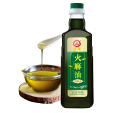 磨师傅 巴马火麻油 500ml 特级广西火麻籽火麻仁植物油 低温物理压榨