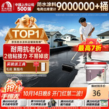 雨虹防水可外露水性沥青涂料 防水涂料屋顶 屋面防水补漏材料 黑色2KG