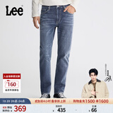 Lee【张凌赫代言】726标准中腰直筒丹宁回潮中蓝色男牛仔裤A08539 中蓝色（尺码偏小，建议拍大一码） 32