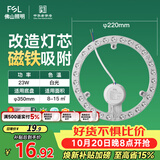 佛山照明led灯盘灯具吸顶灯灯芯灯条替换灯盘白光23W 星辉