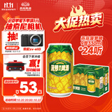 燕京啤酒 菠萝啤9度果味啤酒330ml*24听  整箱装 现货热卖