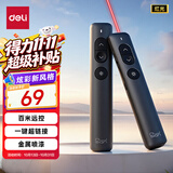 得力（deli）纽赛充电款激光翻页笔蓝牙/USB连接 教师用翻页笔PPT演讲笔投影遥控器无线演示笔 金属喷漆NS100-1