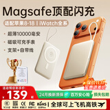 睿量（REMAX）【3C认证】磁吸充电宝自带线Magsafe无线快充22.5W超薄电源可上飞机适用苹果18华为小米手机手表