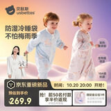 贝肽斯婴儿睡袋暖姜3.0儿童分腿睡袋婴幼儿防踢被睡衣秋冬加厚 原野M
