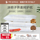 罗莱家纺 枕头颈椎枕 100%棉决明子荞麦花草枕头护颈椎助睡眠 46*72cm