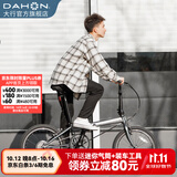 大行（DAHON）P8折叠自行车经典成人20英寸8速折叠车男女式运动单车KBC083 消光灰【经典版】