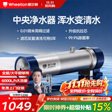 惠尔顿中央净水器全屋净水系统家用自来水农村井水前置过滤器管道超滤机水塔外压大流量不锈钢小区商用 全屋/大平层够用UF4