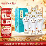 西凤酒 国花瓷10年纪念版 52度 500ml*6瓶 整箱装 凤香型白酒 