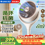 格力（GREE）【风随温变】99%抗菌AI语音空气循环扇直流变频语音电风扇静音落地扇家用负离子香薰FXDZ-20X82Ag5