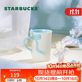 星巴克（Starbucks）冰蓝芭蕾系列蝴蝶结造型款马克杯355ml节日礼物