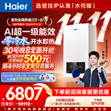 海尔【莎莎同款】【全免安装】零冷水壁挂炉26JN7PLUS 超一级能效冷凝燃气采暖炉天然气热水器国家补贴