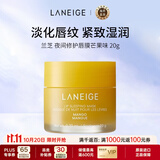 兰芝（LANEIGE）夜间修护唇膜芒果味20g 淡化唇纹男女生日礼物