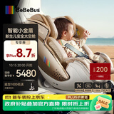 bebebus新国标太空舱儿童安全座椅0-7岁车载宝宝椅isize 智能小金盾