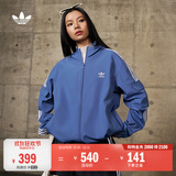 adidas通勤百搭经典休闲运动连帽夹克外套男女秋季阿迪达斯三叶草