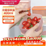 特百惠（Tupperware）冷藏400ml*2保鲜盒蔬菜水果收纳盒食品级冰箱储物盒密封不串味