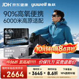 鱼跃家用保健便携式制氧机车载吸氧气机高原6.5h续航YU-lite8