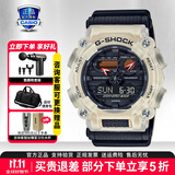 卡西欧（CASIO）GSHOCK学生手表黑金潮流双显运动防水石英电子腕表送男友礼物 GA-900TS-4A熊猫配色