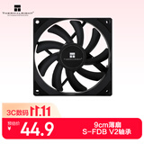 利民（thermalright）TL-9015B 9cm超薄风扇 S-FDB V2轴承 9cm机箱风扇4pin PWM 2700转速