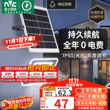 雷士（NVC）太阳能户外照明灯室外庭院灯路灯投光灯光控遥控402lm+约25m²