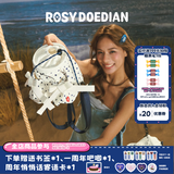 ROSYDOEDIAN包不一样水桶双肩包复古百搭休闲双肩包新款通勤夏季背包礼物女包 深蓝-大号