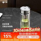 万象（WANXIANG）双层玻璃杯商务办公V148RL车载便携男士家用370ML大容量泡茶水杯