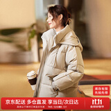 尚都比拉加厚保暖棉服女冬季女装连帽防风棉衣休闲百搭短款面包服棉袄外套