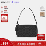 蔻驰（COACH）【品牌直供】女包Nolita麻将包单肩腋下包CW426炭黑色生日礼物