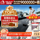 雨虹防水可外露水性沥青涂料 防水涂料屋顶 屋面防水补漏材料 黑色5KG