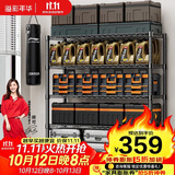 溢彩年华 1.2米重型货架家用仓储物架多功能收纳架落地架子家用置物架2608