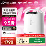 鱼跃3升医用分子筛制氧机舒适氧疗无线遥控制氧带雾化8F-3AW