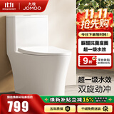 九牧（JOMOO） 马桶家用抗菌一级水效卫生间虹吸式坐便器缓降盖板防臭抽水坐厕 【劲冲高效节水】11558-400坑距