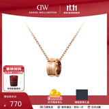 丹尼尔惠灵顿（DanielWellington）dw项链女锐系列圆环锁骨链简约吊坠白送女友保价11.11送女友 玫瑰金 DW00400158
