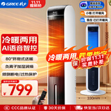 格力（GREE）【冷暖两用】取暖器家用暖风机负离子加湿空调扇制冷风扇石墨烯语音电暖器遥控电暖气KS-04S88RDVg