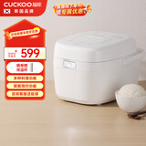 福库（CUCKOO）饭煲IH加热不粘内胆可预约快速煮饭多功能触屏白色微压电饭锅3升1-3人份CR-HD0610FW