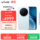 vivo X300 Pro 卫星通信版 12GB+256GB 自在蓝 蔡司2亿APO超级长焦 蓝图影像双芯 拍照 AI手机