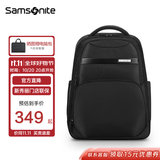 新秀丽双肩包男士通勤商务背包15.6英寸电脑包大容量旅游出差NU0 黑色-15.6英寸电脑