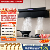 方太（FOTILE）JND10+02-TEK20套装侧吸【烟灶联动】30风量大吸力抽油烟机+高热效率防干烧定时天然气灶