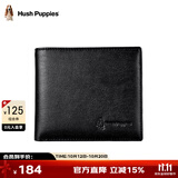 暇步士（Hush Puppies）钱包男士牛皮短款休闲钱夹驾驶证包票夹生日礼物